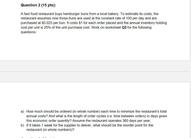 Solved Please help to answer the question in EXCEL. Also, | Chegg.com