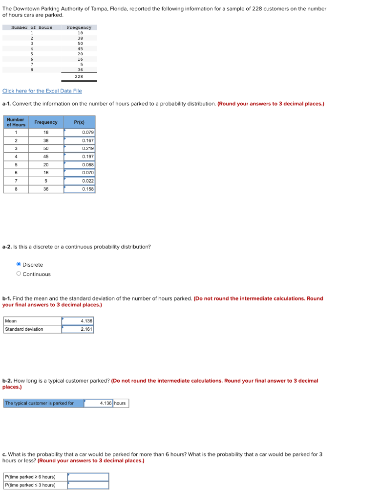 Solved Click here for the Excel Data File The Downtown | Chegg.com