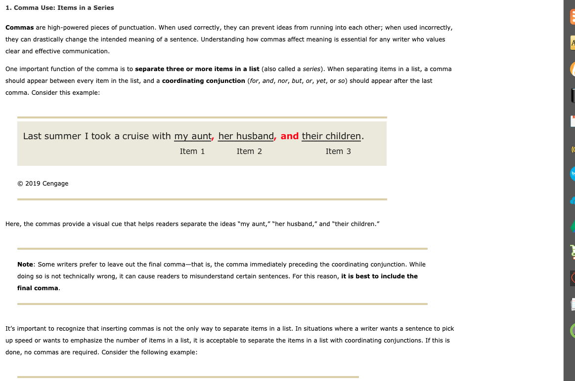 solved-1-comma-use-items-in-a-series-commas-are-chegg
