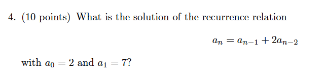 Solved 3. (10 points) Show that if n is a positive integer, | Chegg.com