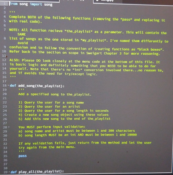 Solved 2 Complete all FOUR of the following functions | Chegg.com