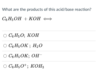 C6H5OH KOH: Phản ứng và Ứng dụng - Tất cả những điều bạn cần biết