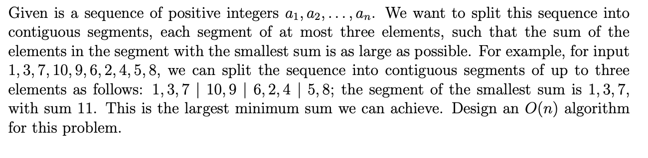Input1 : 10 1 3 7 10 9 6 2 4 5 8 Output1 | Chegg.com