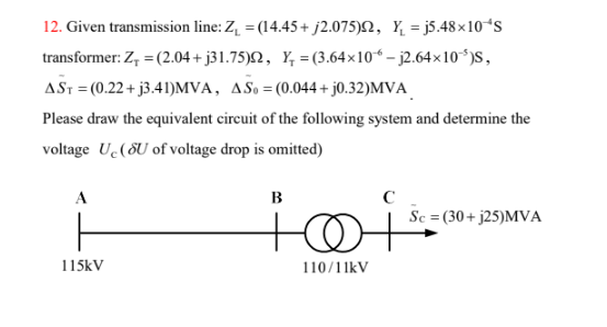 Solved 12. Given transmission line: | Chegg.com