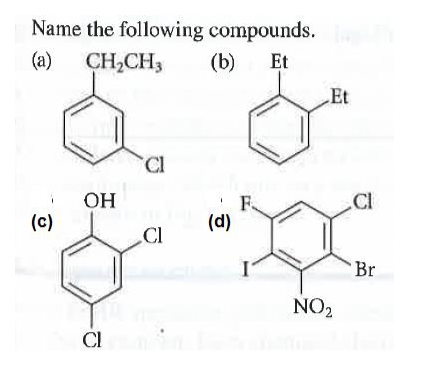 Solved Name The Following Compounds. (a) (b) (c) | Chegg.com