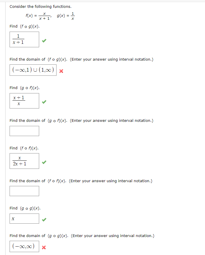Solved Consider the following functions. Rx) = x 1 g(x) = 5 | Chegg.com