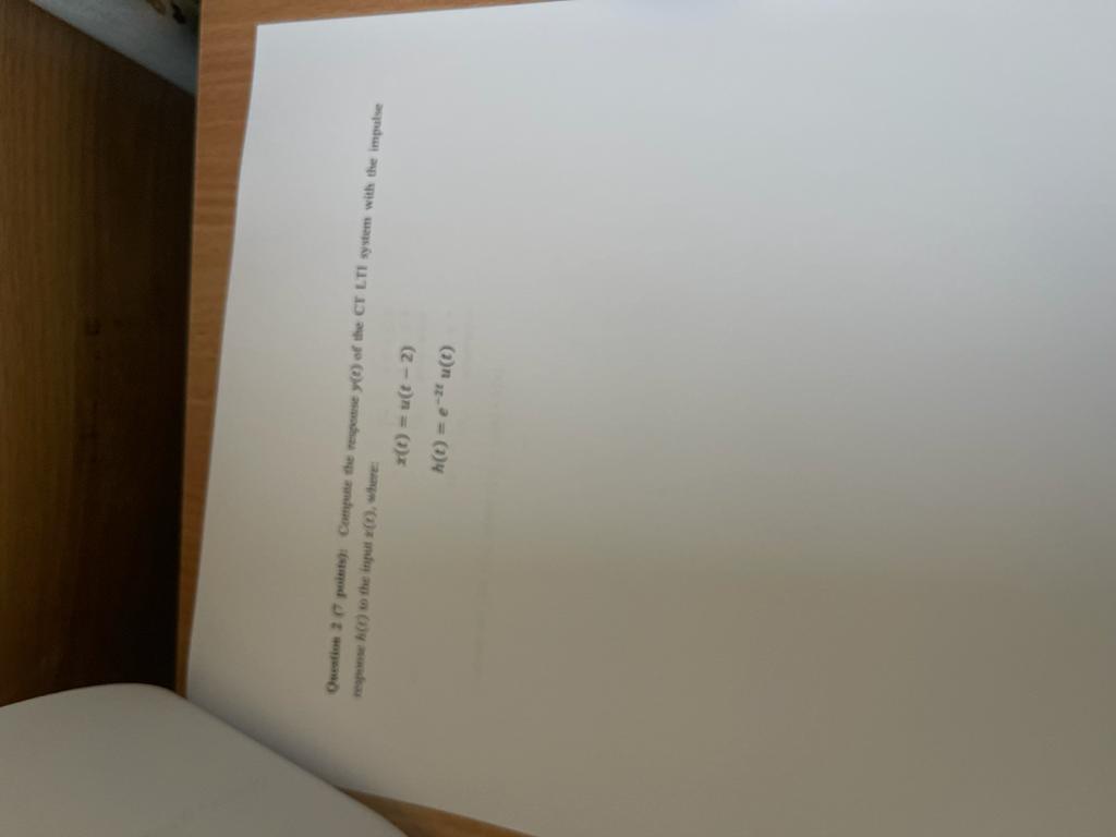 Solved Question 2 ( 8 points): Consider the following | Chegg.com