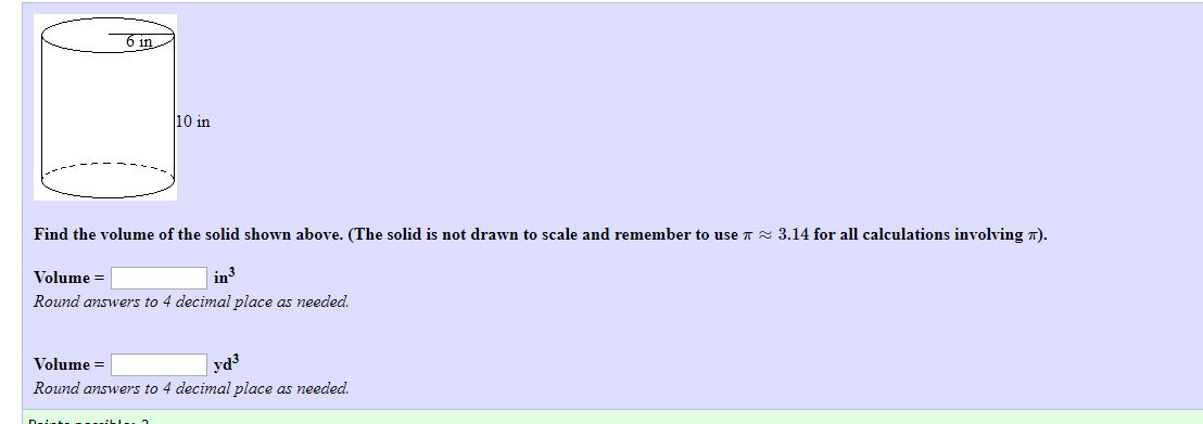 Solved Find the volume of the solid shown above. (The solid | Chegg.com