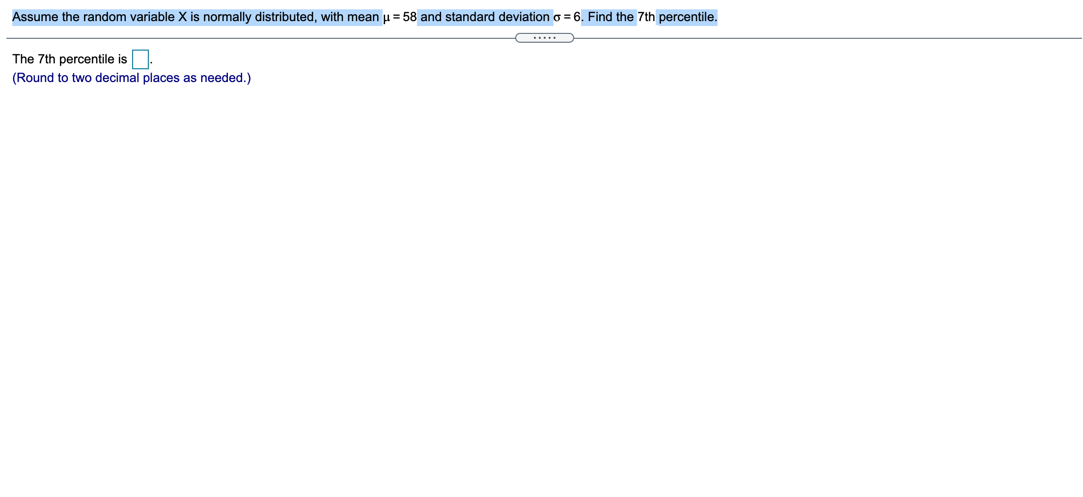 Solved Assume the random variable X is normally | Chegg.com