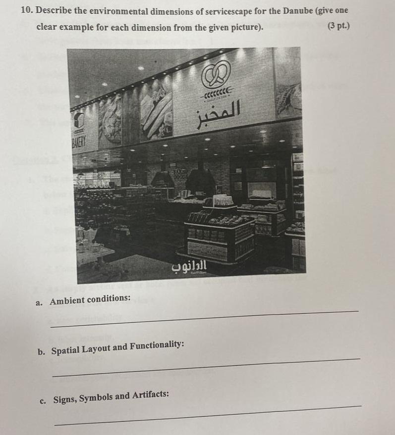 Solved 10. Describe the environmental dimensions of | Chegg.com
