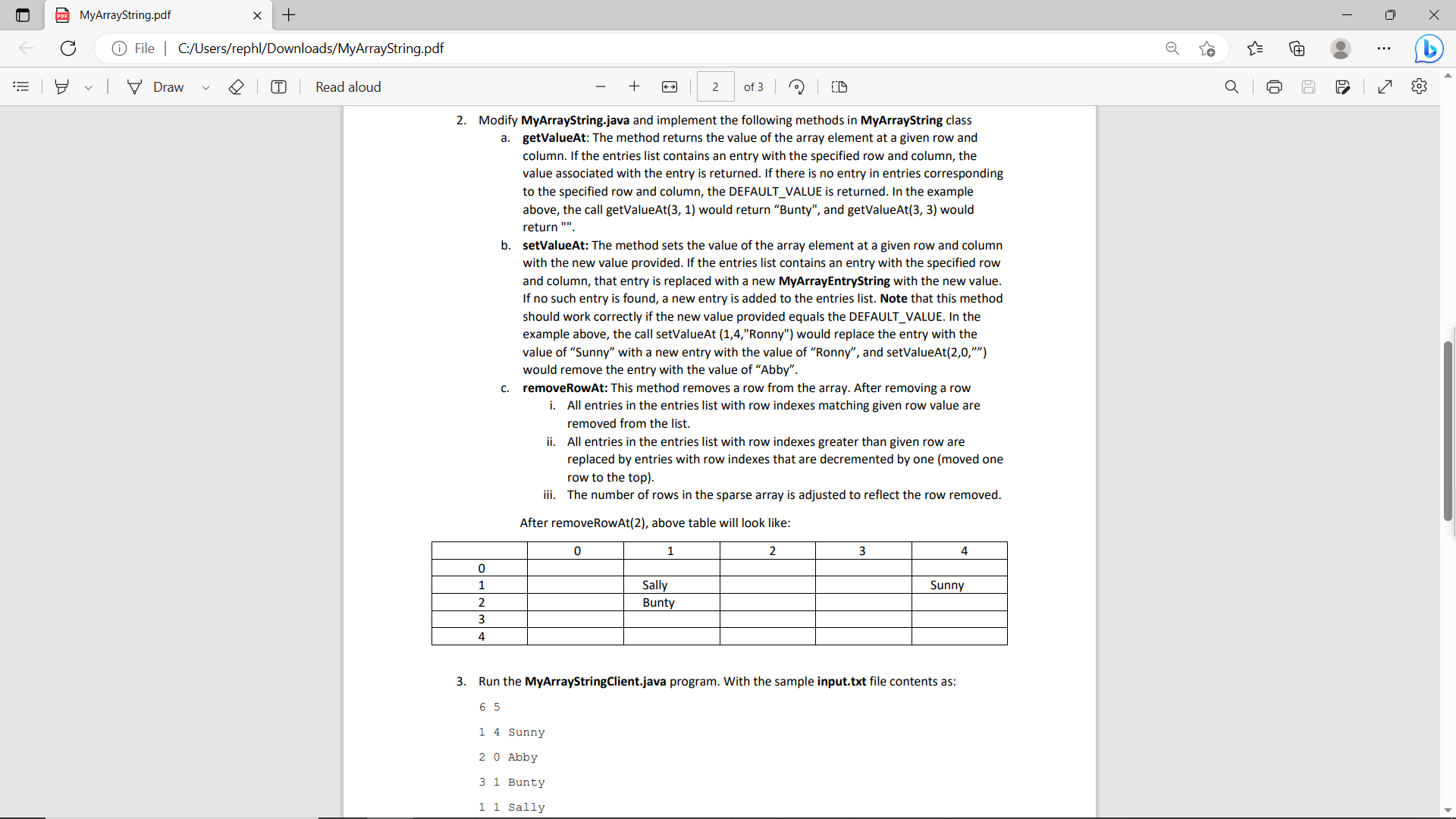 Solved In this assignment you will write a Class that | Chegg.com