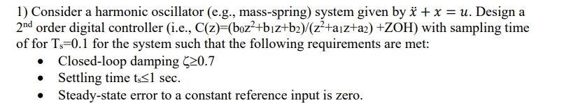 Solved 3) Consider The Harmonic Oscillator (e.g., | Chegg.com