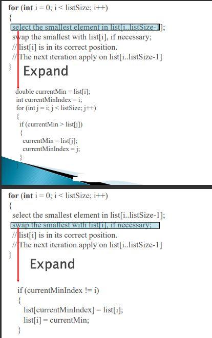 Solved IN C++ (a) Modify the SelectionSort function in to | Chegg.com