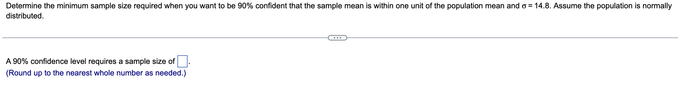 Solved Determine the minimum sample size required when you | Chegg.com