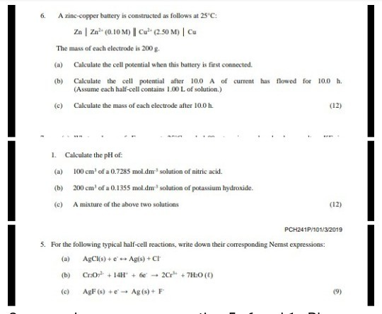 Solved Pch241p 101 3v2019 (11) Lactic Acid Has One Acidic 