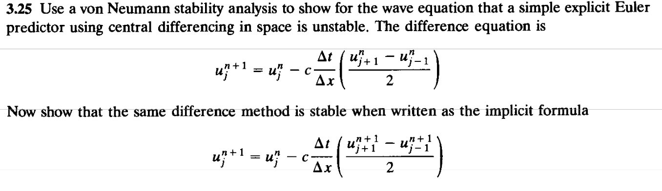 solved-3-25-use-a-von-neumann-stability-analysis-to-show-for-chegg