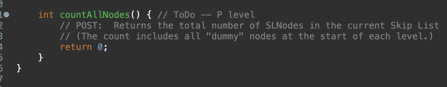 Solved What will be the code inserted into countAllNodes if | Chegg.com