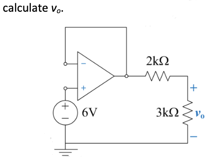 calculate \( v_{o} \)