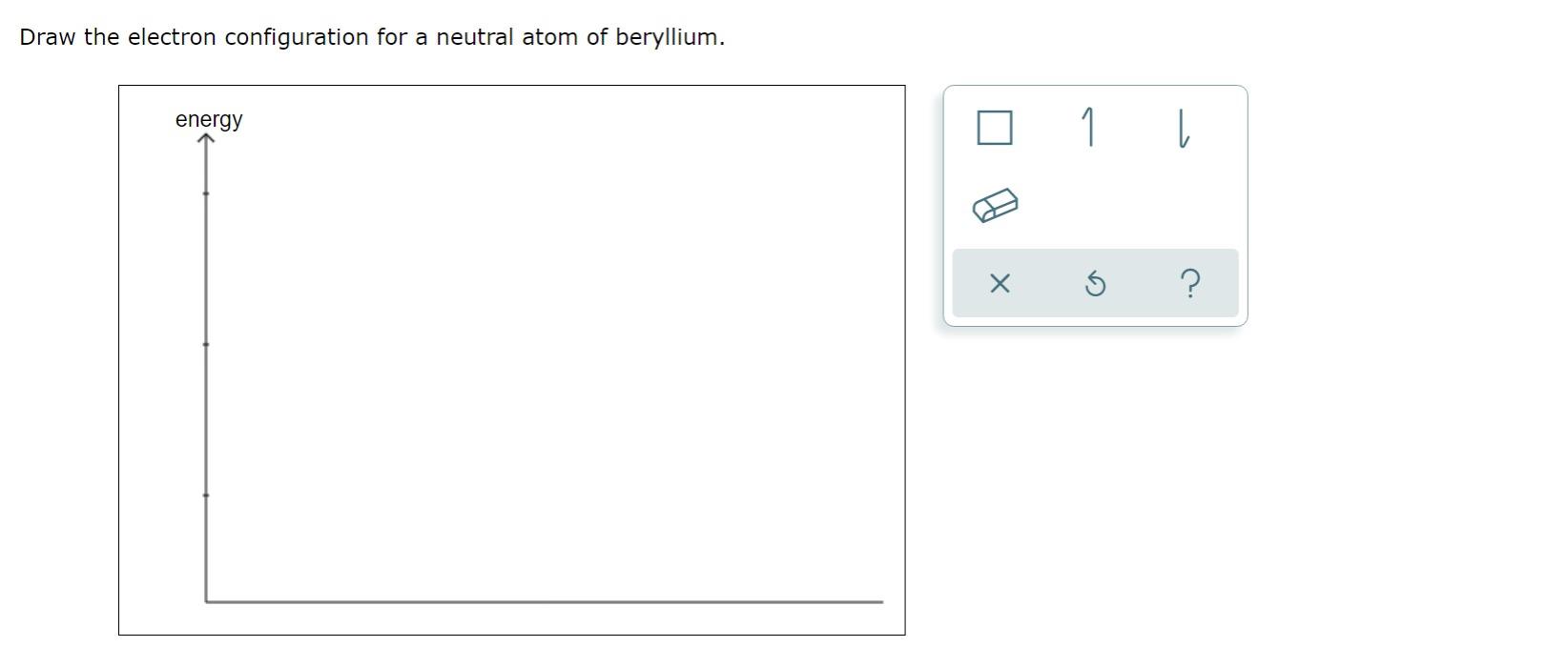 Solved Draw the electron configuration for a neutral atom of