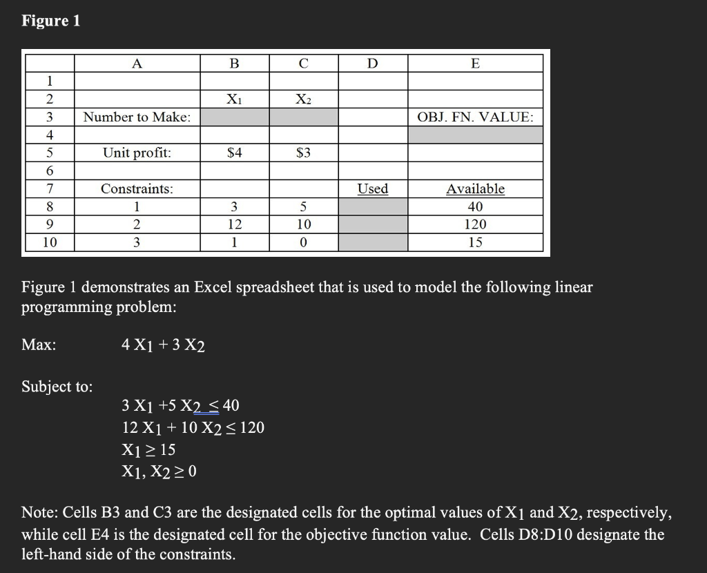 Solved Figure 1 A B с D E X X2 1 2 3 4 5 Number To Make: 