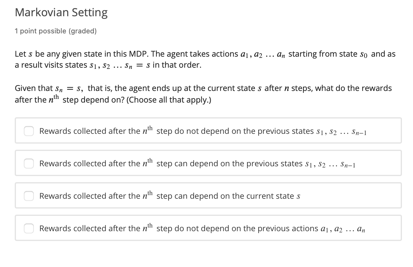 Recall the MDP from the lecture. +1 -1 Agent's | Chegg.com