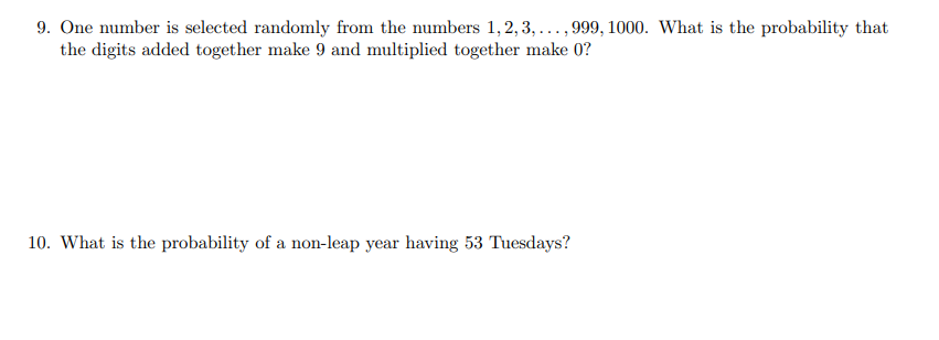 a number between 1 and 1000 is randomly selected