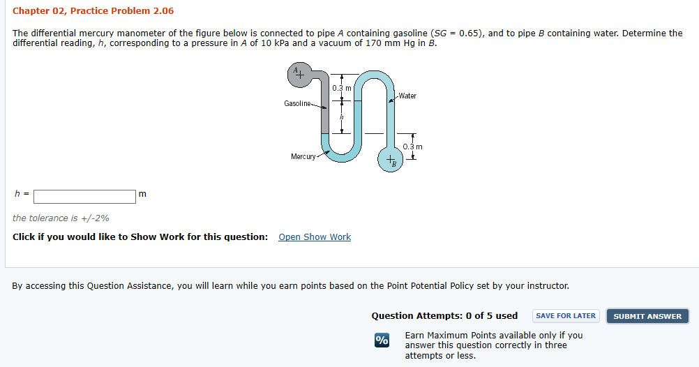 Solved Chapter 02, Practice Problem 2.06 The differential | Chegg.com