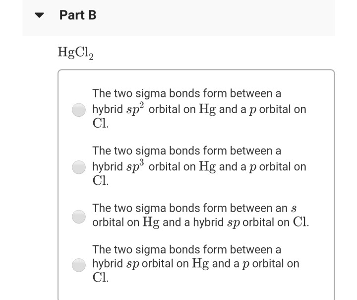 Solved Indicate which orbitals overlap to form the o bonds | Chegg.com