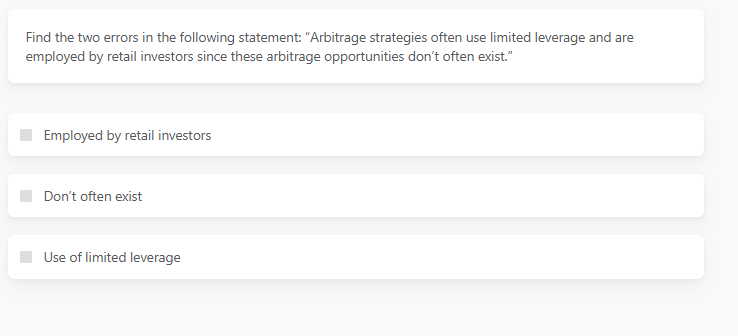 Solved Find the two errors in the following statement: | Chegg.com