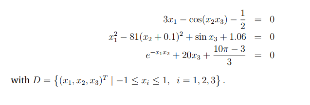 Solved A matlab code to solve the following nonlinear system | Chegg.com