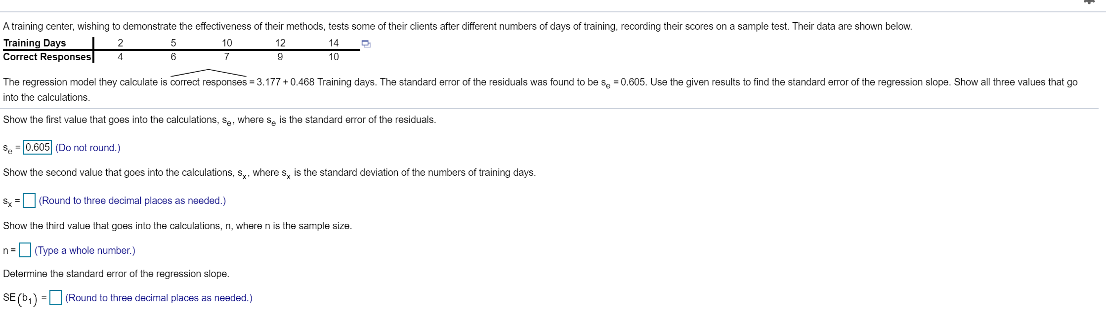 Solved A training center, wishing to demonstrate the | Chegg.com