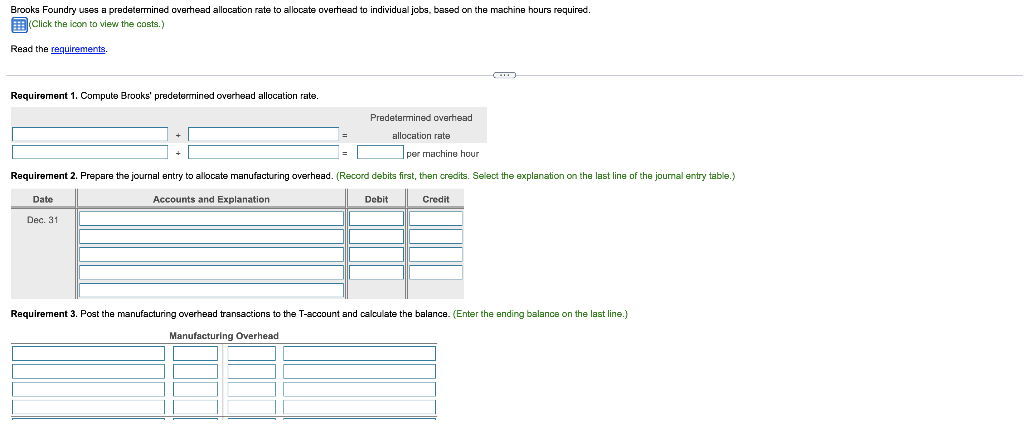 Solved Data Table At The Beginning Of 2024 The Company Chegg Com   PhpvaVAnI