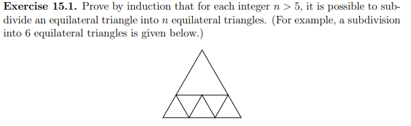 Solved Exercise 15.1. Prove by induction that for each | Chegg.com