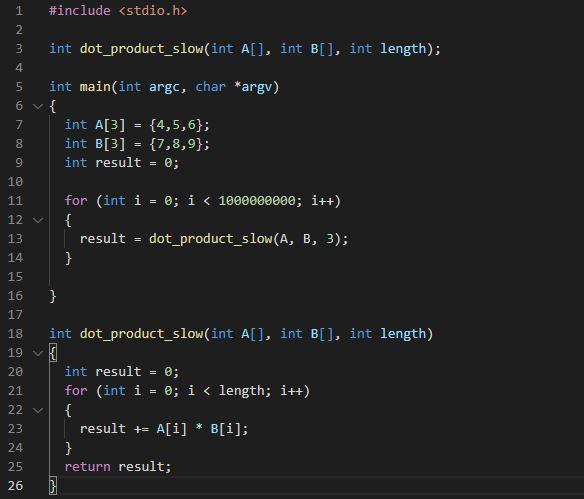 Solved Improve the performance of the program by creating | Chegg.com