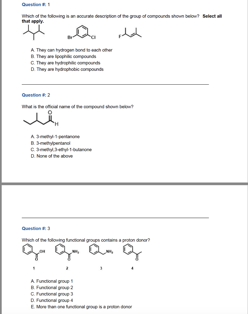 Solved Question #: 1 Which of the following is an accurate | Chegg.com