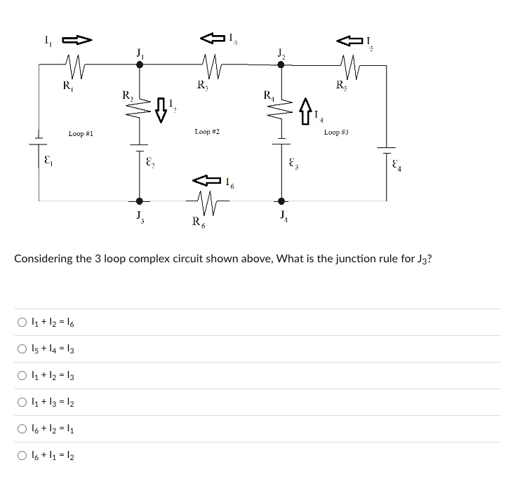 Solved Considering the 3 loop complex circuit shown above, | Chegg.com