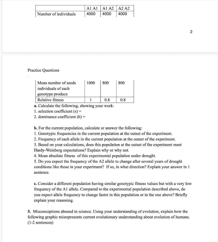 B. For The Current Population, Calculate Or Answer | Chegg.com