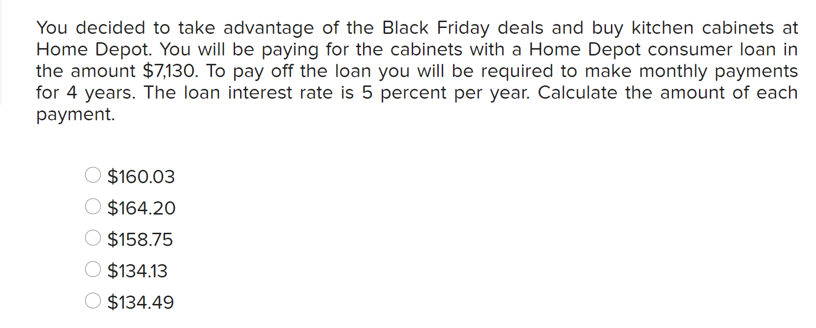 Solved You Decided To Take Advantage Of The Black Friday Chegg Com