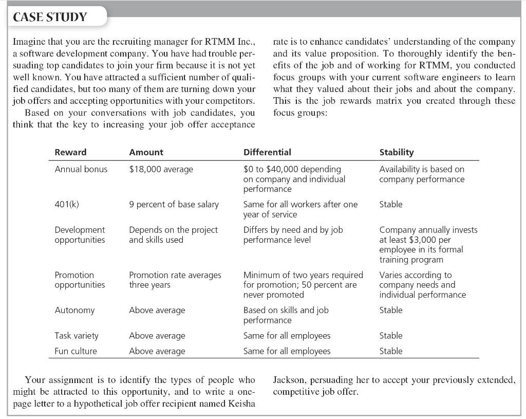 case study on strategic human resource management with solution