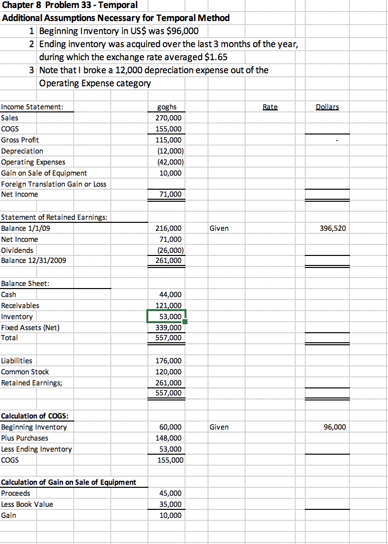 Solved Xcel 33. Livingston Company is a wholly owned