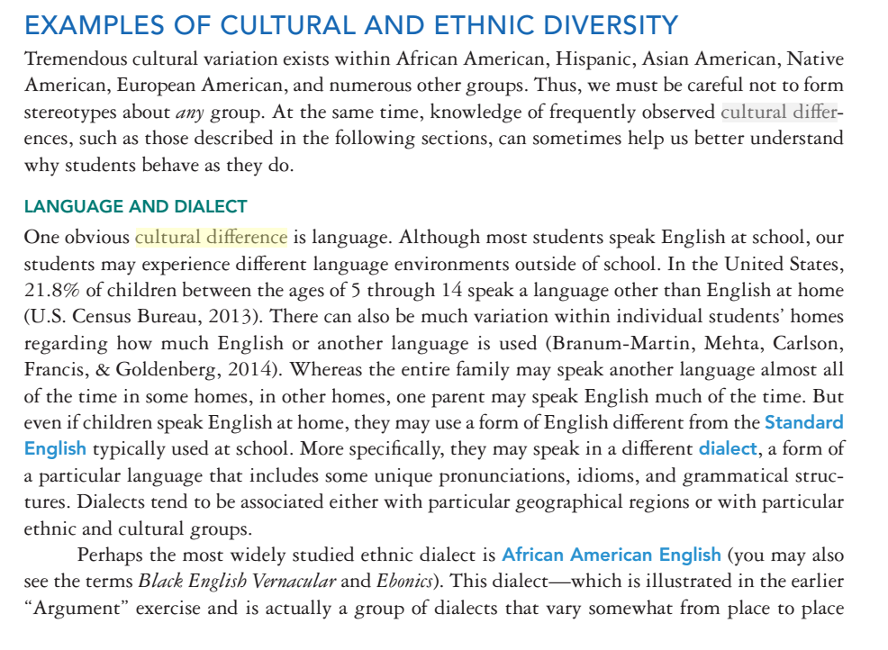 Solved look at the cultural differences under cultural | Chegg.com