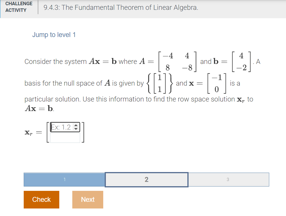 Solved CHALLENGE ACTIVITY 9.4.3 The Fundamental Theorem of