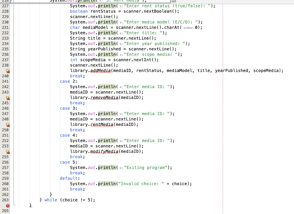 Solved I need help with my code, I'm struggling, please help | Chegg.com