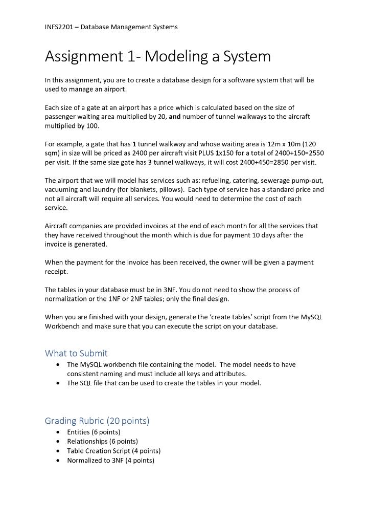 Solved Assignment 1 - Modeling a System In this | Chegg.com