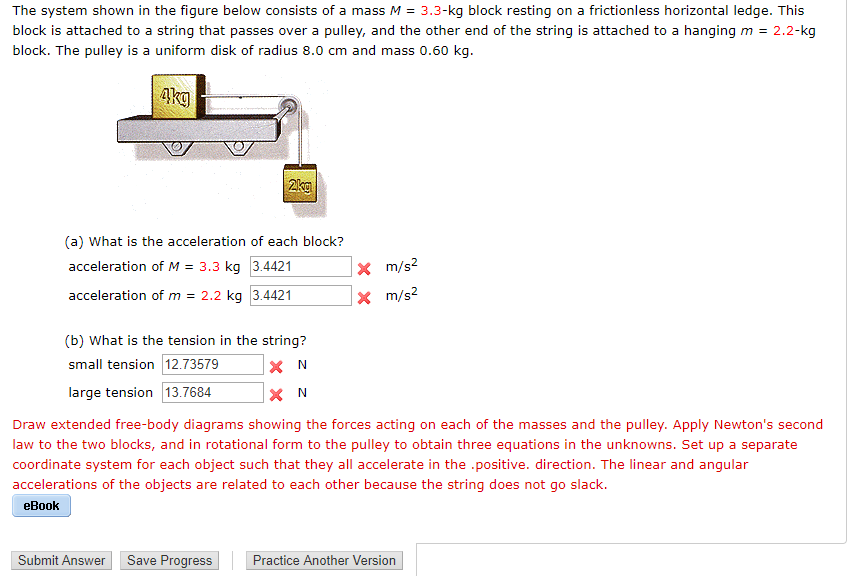 Solved The system shown in the figure below consists of a | Chegg.com