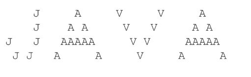 Solved Write a js program that displays the following: | Chegg.com