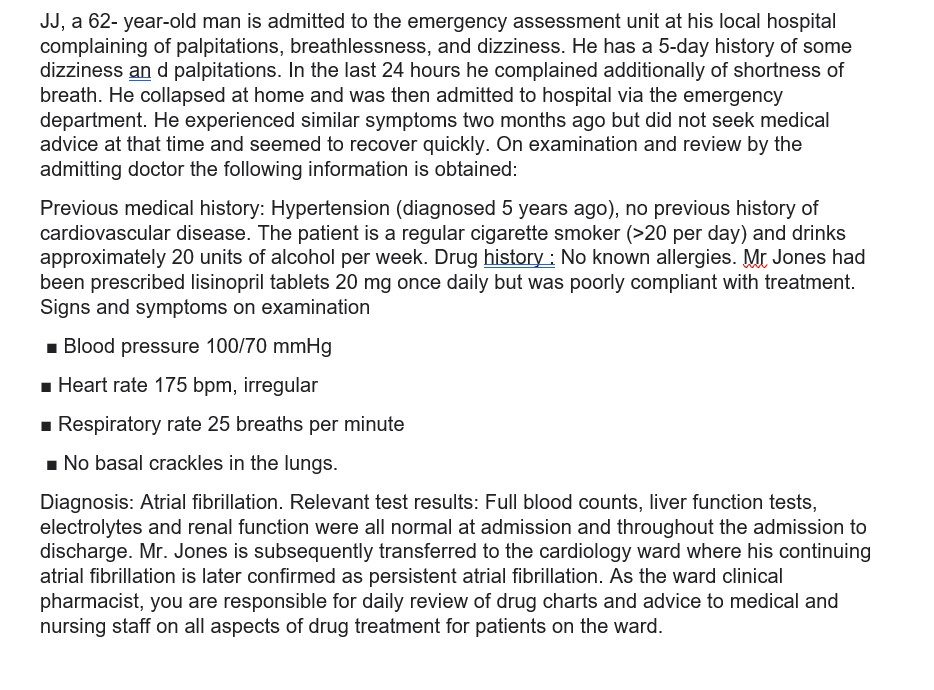 Solved 1.) what is atrial fibrillation? 2.) assuming a rate | Chegg.com