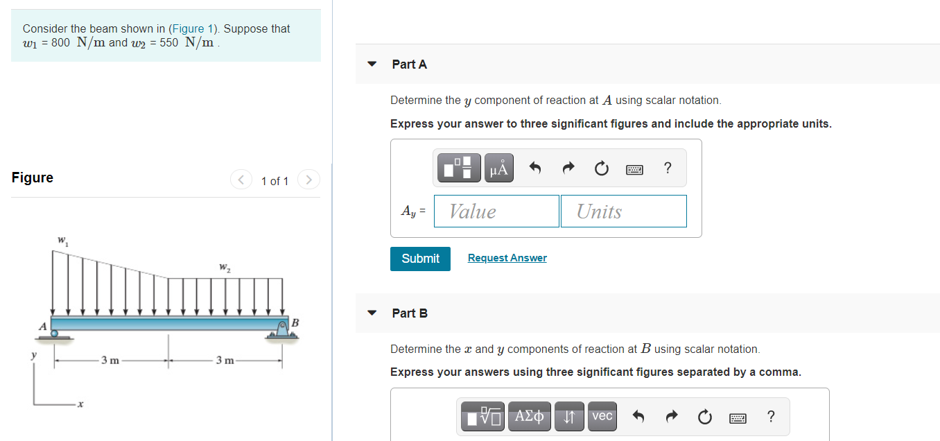 Solved Consider the beam shown in (Figure 1). Suppose that | Chegg.com