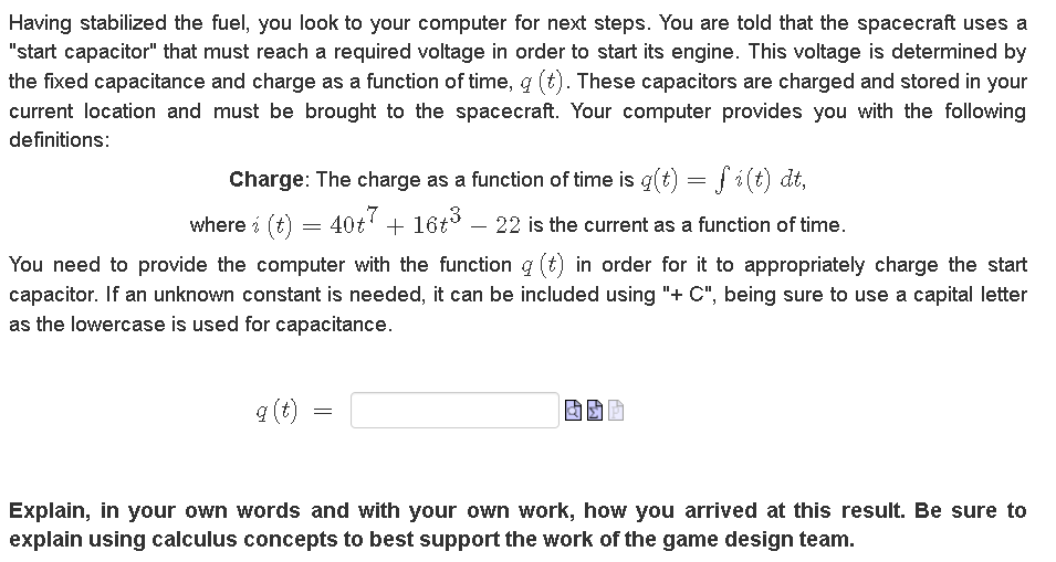 Solved Having stabilized the fuel, you look to your computer