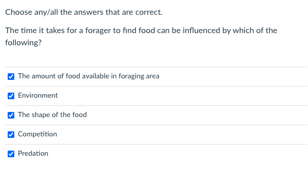 Solved Choose any/all the answers that are correct. The time | Chegg.com